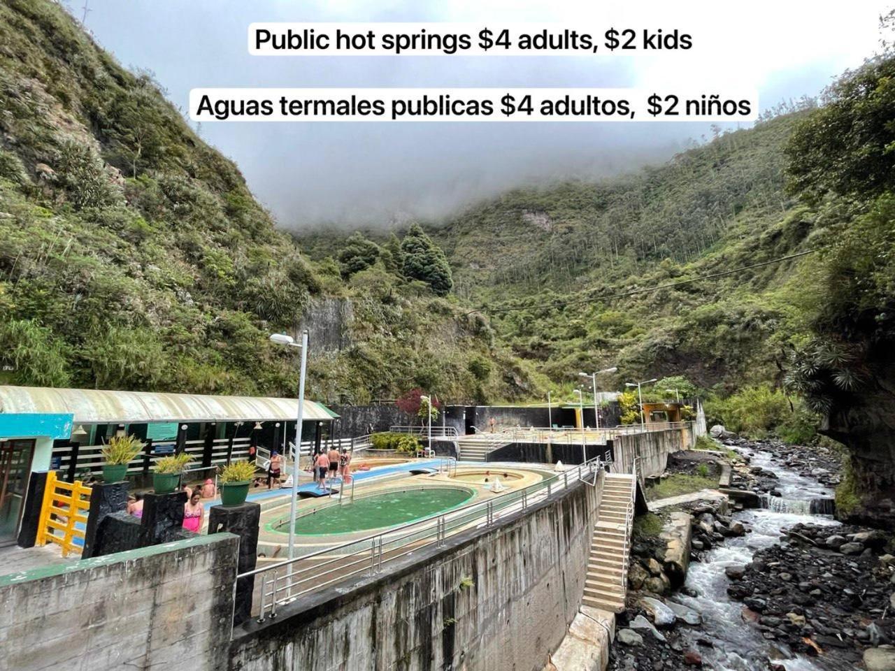 High-End Holiday Cabin - Tungurahua Hot Springs Baños Exteriör bild